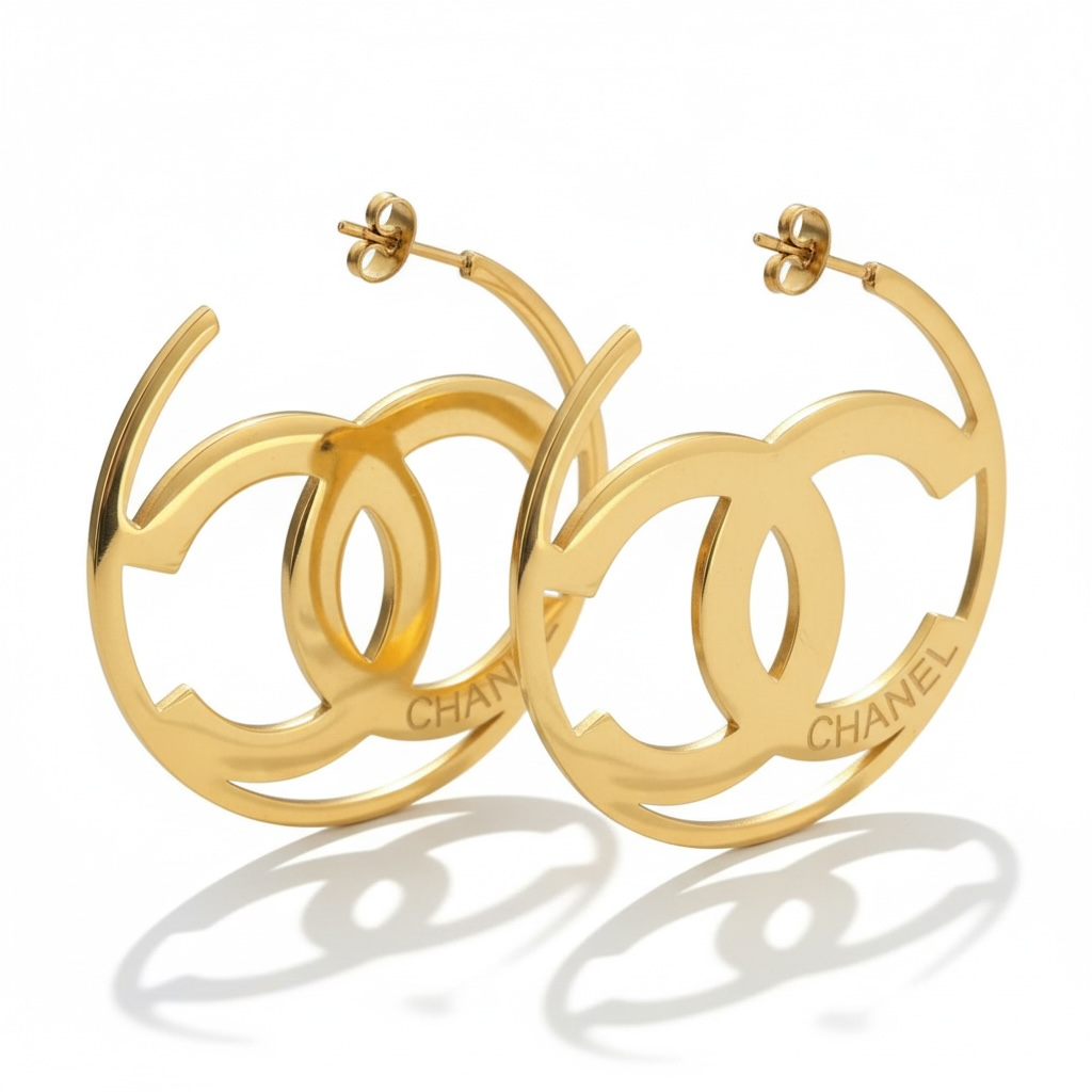 CC U-Shaped Earrings