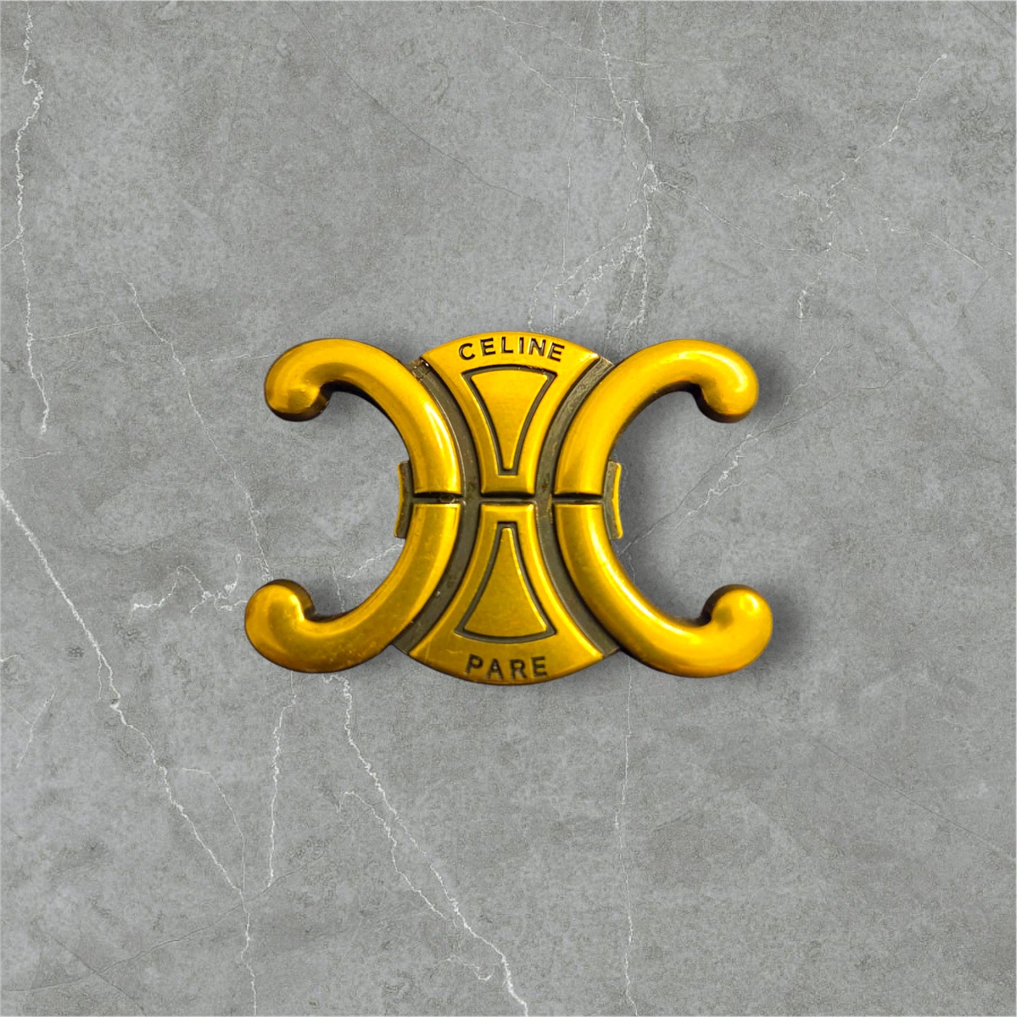 Pare Double C Brooche