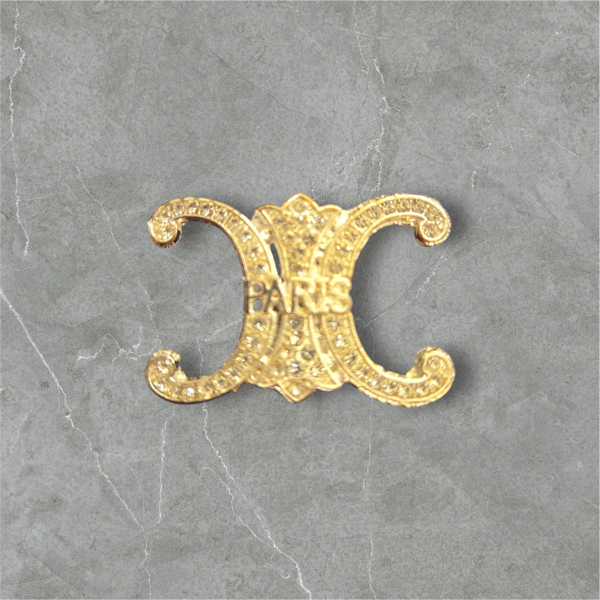 Pare Double C Brooche